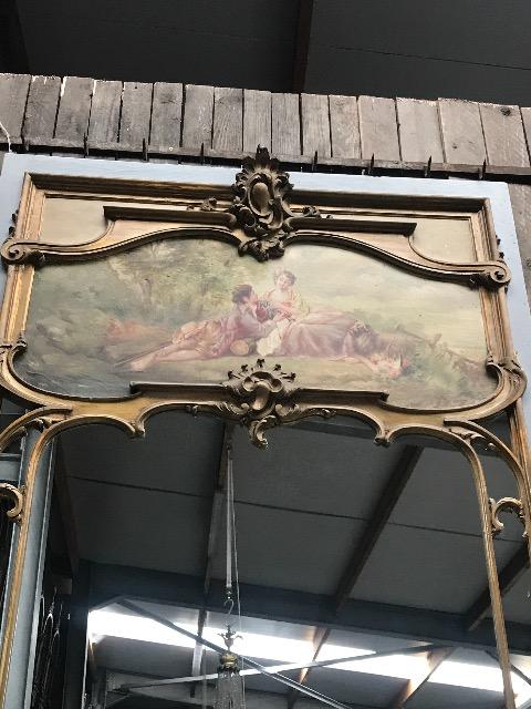 Mirror with painting