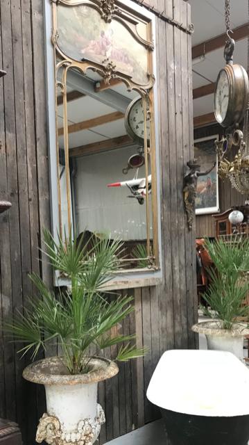 Mirror with painting