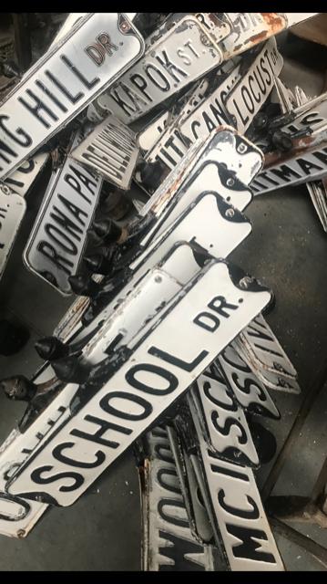 American street signs 