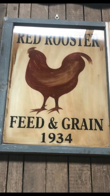 Old painted glass window frames 