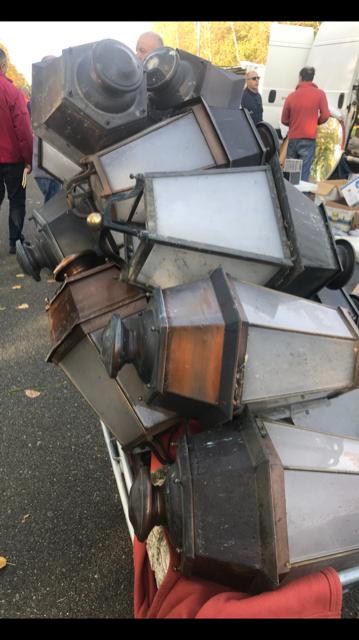 Lot of Copper lanterns 
