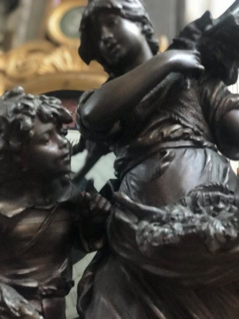 SPELTER STATUE “ MOREAU” 