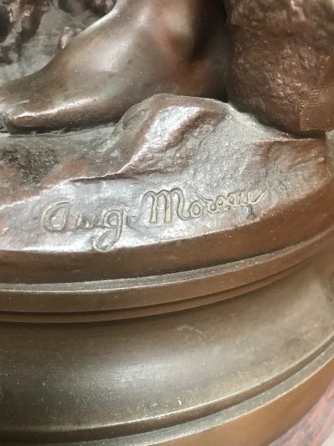 SPELTER STATUE “ MOREAU” 