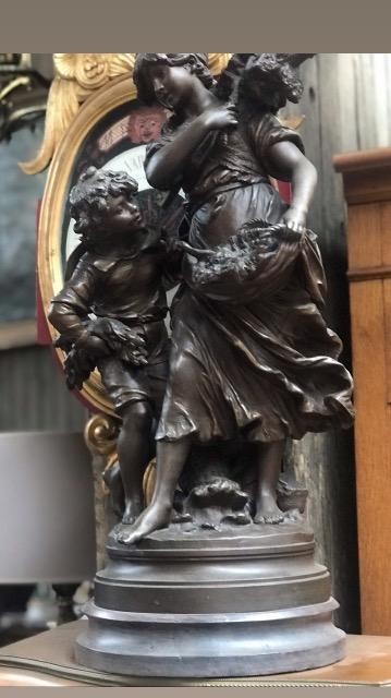 SPELTER STATUE “ MOREAU” 