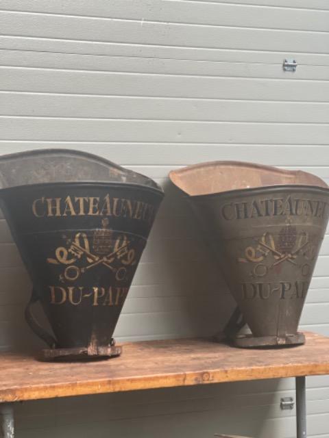 Chateauneuf du pape grape baskets 