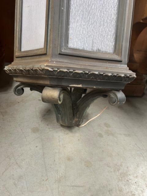 Pair Bronze lanterns 