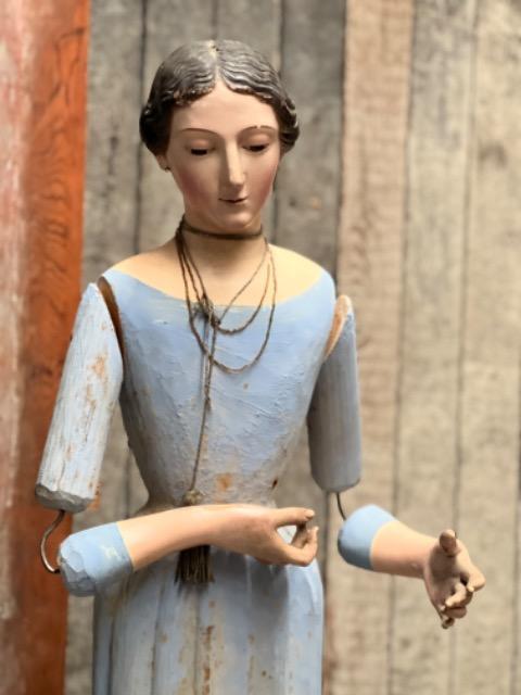 WOODEN MANNEQUIN H 1m l