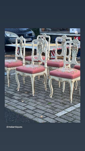 SET OF 6 GOBELIN CHAIRS 