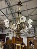 BIG…BRONZE CHANDELIER 